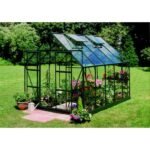 HALLS - Serre de jardin Magnum 8.2 m² verre 3 mm - Vert – Image 5