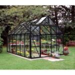 HALLS - Serre de jardin Magnum 9.9 m²  verre 3 mm - Noir – Image 2