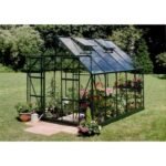 HALLS - Serre de jardin Magnum 8.2 m² verre trempé 3 mm - Vert – Image 2