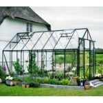 HALLS - Serre de jardin Magnum 11.5 m² verre trempé 3 mm - Vert – Image 5