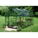 HALLS - Serre de jardin Magnum 9.9 m² en verre trempé 3 mm - Vert – Image 2