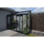 ACD - Serre Miccolo murale 2.5 m² verre trempé sécurit 4 mm - Aluminium naturel – Image 2