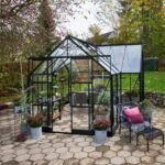 HALLS - Orangerie Garden Room 12.9 m² verre trempé 3 mm - Noir – Image 5