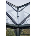 HALLS - Orangerie Garden Room 12.9 m² verre trempé 3 mm - Noir – Image 10