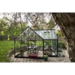 HALLS - Orangerie Garden Room 12.9 m² verre trempé 3 mm - Vert