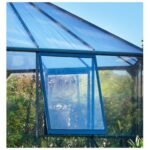 HALLS - Serre véranda Atrium 9 m² en verre trempé 3 mm - Noir – Image 8