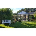 HALLS - Serre véranda Atrium 9 m² verre trempé 3 mm - Vert – Image 4