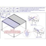 Tonnelle Bioclimatique ERIS 4x4M en Aluminium - Grey / Blanc - PROLOISIRS – Image 22