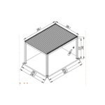 Tonnelle Bioclimatique ZEPHIR 3x4M - Aluminium - Lames motorisées - Gris - PROLOISIRS – Image 15