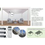 Tonnelle Bioclimatique ZEPHIR 3x4M - Aluminium - Lames motorisées - Gris - PROLOISIRS – Image 14