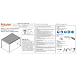 Tonnelle Bioclimatique ZEPHIR 3x4M - Aluminium - Lames motorisées - Gris - PROLOISIRS – Image 16