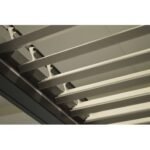 Tonnelle Bioclimatique ZEPHIR 3x4M - Aluminium - Lames motorisées - Gris - PROLOISIRS – Image 8