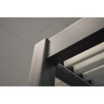 Tonnelle Bioclimatique ZEPHIR 3x4M - Aluminium - Lames motorisées - Gris - PROLOISIRS – Image 10