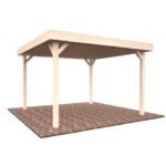 PALMAKO Tonnelle de jardin Lucy 12.5 m² en bois massif lamellé-collé