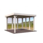 PALMAKO Tonnelle de jardin Lucy 12.5 m² en bois massif lamellé-collé – Image 4