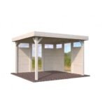 PALMAKO Tonnelle de jardin Lucy 12.5 m² en bois massif lamellé-collé – Image 5