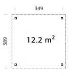 PALMAKO Tonnelle de jardin Lucy 12.5 m² en bois massif lamellé-collé – Image 6