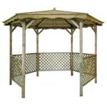 Tonnelle octogonale Lora diamètre 2,90 m Jardipolys – Image 2