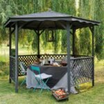 Tonnelle octogonale Lora diamètre 2,90 m Jardipolys