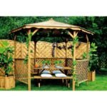 Tonnelle octogonale Lora diamètre 2,90 m Jardipolys – Image 4