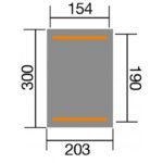 Tonnelle WEKA 662 pour 8 personnes en bois massif traité