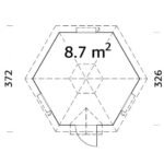 PALMAKO Yourte Eva 8.7 m² avec plancher – Image 7